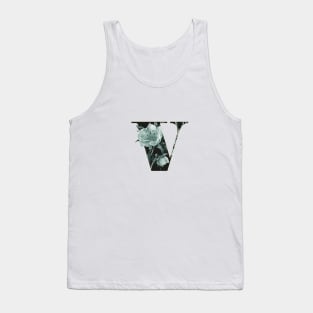 Flower Alphabet V Tank Top